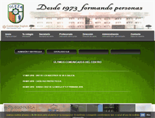 Tablet Screenshot of colegiooleza.com
